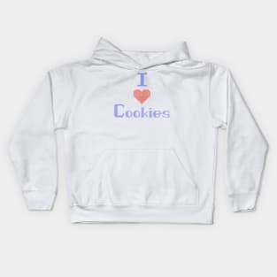 I Love Cookies Kids Hoodie